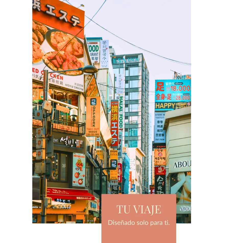 Calle del barrio coreano en Tokio, Shin Okubo.